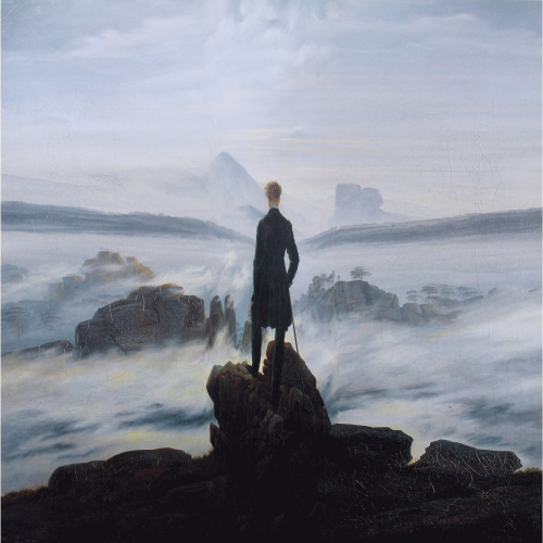 Wanderer Above the Sea of Fog by Caspar David Friedrich